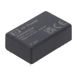 Convertor DC/DC 3W 4.5-9V la 24V/-24V THT JCB0305D24 | Electronic-mag.ro | Componente Electronice