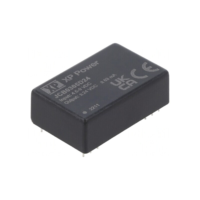 Convertor DC/DC 3W 4.5-9V la 24V/-24V THT JCB0305D24 | Electronic-mag.ro | Componente Electronice Convertor DC/DC 3W 4.5-9V la 24V/-24V THT JCB0305D24 | Electronic-mag.ro | Componente Electronice
