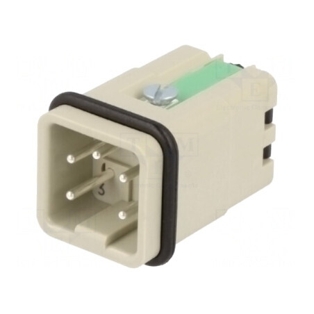Conector HDC Han A 5 Pini 4 PE Inserturi Contact Tată | Electronic-mag.ro | Componente Electronice