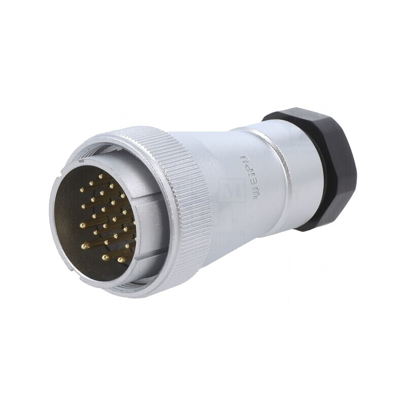 Mufă WF40 tată IP65 10A/25A 26 pini | Electronic-mag.ro | Componente Electronice