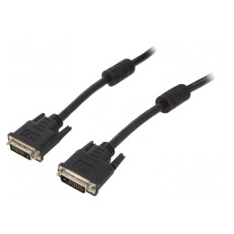 Cablu Dual Link DVI-D 4.5m Negru | Electronic-mag.ro | Componente Electronice