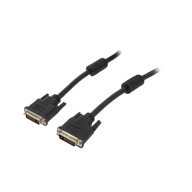 Cablu Dual Link DVI-D 4.5m Negru | Electronic-mag.ro | Componente Electronice