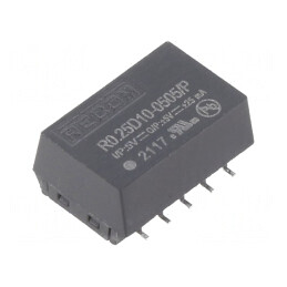 Convertor DC/DC 0,25W 5V/±5V | Electronic-mag.ro | Componente Electronice