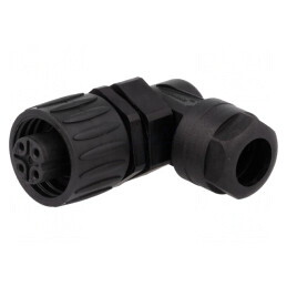 Conector Circular 4 PIN Mamă Terminal cu Șurub | Electronic-mag.ro | Componente Electronice
