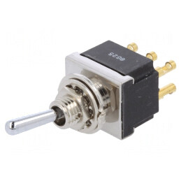 Comutator Basculant DPDT ON-ON 6A 250VAC pentru Lipit | Electronic-mag.ro | Componente Electronice
