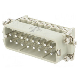 Conector HDC Inserturi Contact Tată 16A 16P | Electronic-mag.ro | Componente Electronice