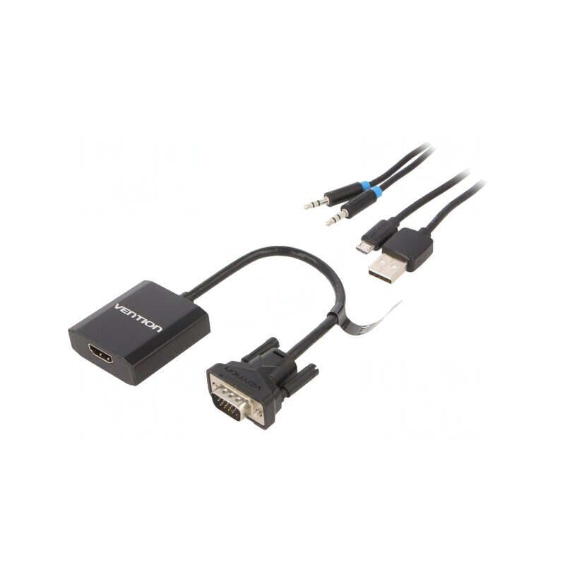 Convertor HDMI la D-Sub 15pin 0.15m | Electronic-mag.ro | Componente Electronice