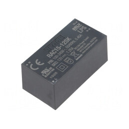 Convertor AC/DC 15W 12VDC | Electronic-mag.ro | Componente Electronice