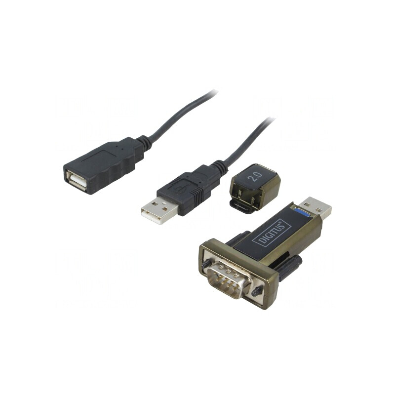 Adaptor USB-RS232 cu chipset PL2303GT 0.8m | Electronic-mag.ro | Componente Electronice