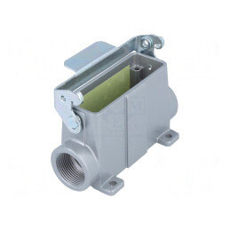 Carcasă pentru conectori HDC C146 A16 cu clichet | Electronic-mag.ro | Componente Electronice