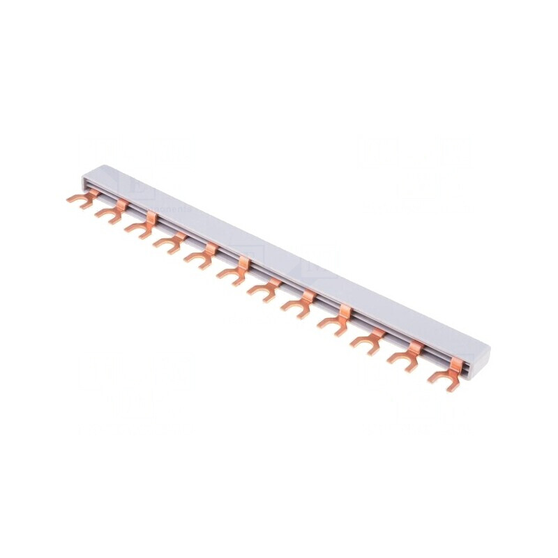 Bară colectoare 3 poli 240V 415V 4kV 12 module | Electronic-mag.ro | Componente Electronice