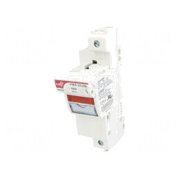 Clemă siguranțe cilindrice 22x58mm gri pentru șină DIN 100A | Electronic-mag.ro | Componente Electronice