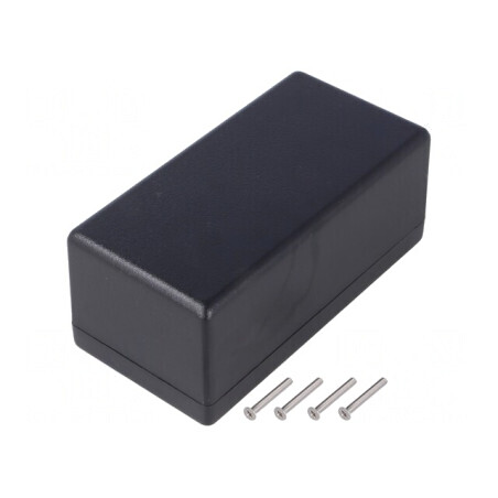 Carcasă Universală Neagră ABS 66x131x55mm | Electronic-mag.ro | Componente Electronice