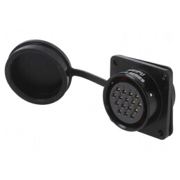 Soclu Mamă 16 PIN IP67 10A 500V 2mm2 -40÷85°C | Electronic-mag.ro | Componente Electronice