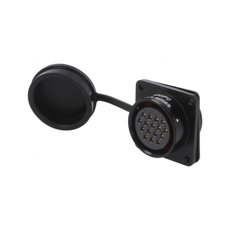Soclu Mamă 16 PIN IP67 10A 500V 2mm2 -40÷85°C | Electronic-mag.ro | Componente Electronice Soclu Mamă 16 PIN IP67 10A 500V 2mm2 -40÷85°C | Electronic-mag.ro | Componente Electronice