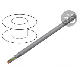 Cablu TRONIC-CY 30x0,5mm2 PVC Gri 500V | Electronic-mag.ro | Componente Electronice