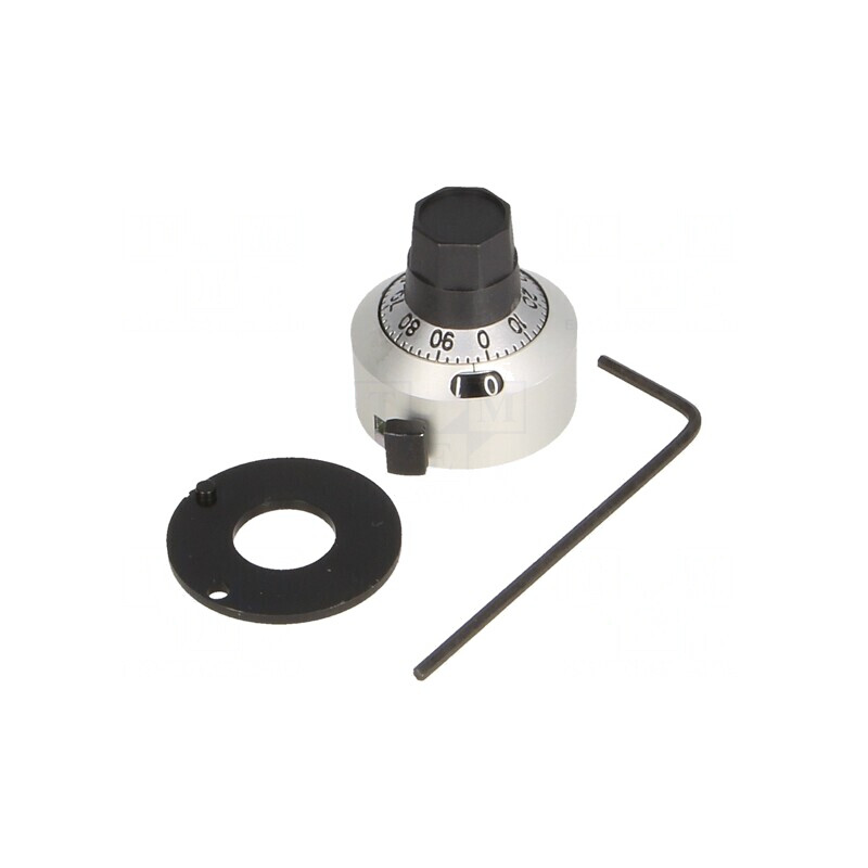 Buton de precizie cu disc selector Ø22,2x22mm | Electronic-mag.ro | Componente Electronice