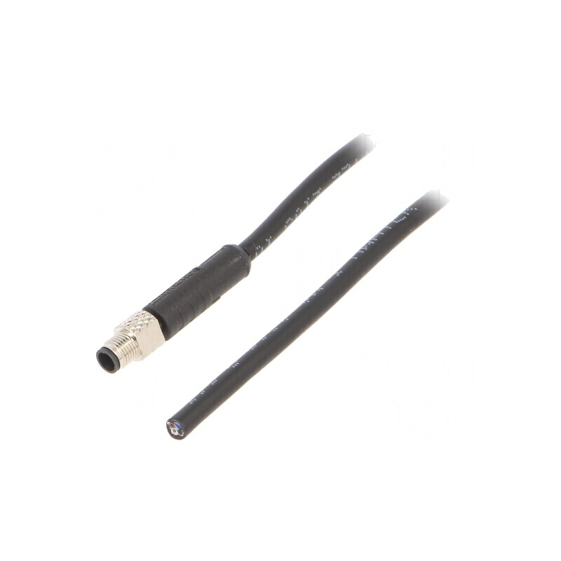 Conector M5 Mufă Tată 4 PIN 60V 1m | Electronic-mag.ro | Componente Electronice
