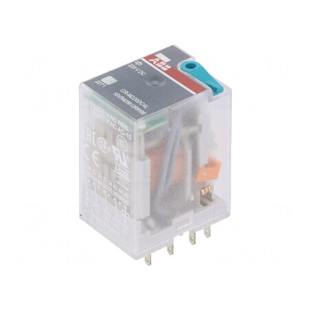 Releu Electromagnetic 4PDT 220VDC 6A | Electronic-mag.ro | Componente Electronice