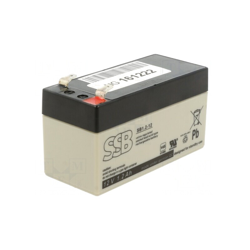 Baterie Plumb-Acid 12V 1.2Ah AGM 97x43x58mm | Electronic-mag.ro | Componente Electronice