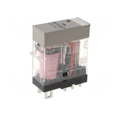 Releu electromagnetic SPDT 12VAC 10A | Electronic-mag.ro | Componente Electronice