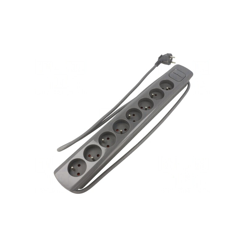 Prelungitor 8 Prize Gri 1,8m 16A | Electronic-mag.ro | Componente Electronice Prelungitor 8 Prize Gri 1,8m 16A | Electronic-mag.ro | Componente Electronice