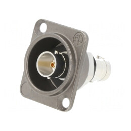 Conector BNC UHD Izolat Antracit NBB75DFIX | Electronic-mag.ro | Componente Electronice