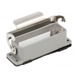 Carcasă pentru Conectori HDC 16A cu Clichet Drept | Electronic-mag.ro | Componente Electronice