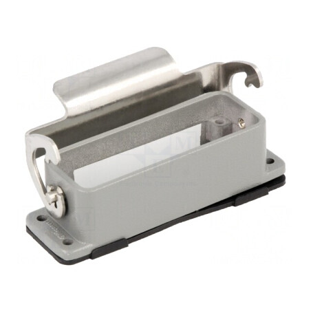 Carcasă pentru Conectori HDC 16A cu Clichet Drept | Electronic-mag.ro | Componente Electronice