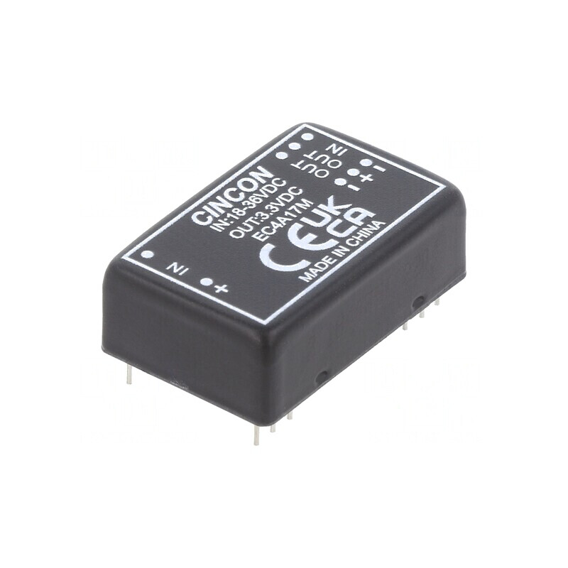 Convertor DC/DC 5/6W 36-72V la 3.3V 1A DIP24 | Electronic-mag.ro | Componente Electronice