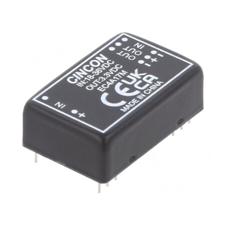 Convertor DC/DC 5/6W 36-72V la 3.3V 1A DIP24 | Electronic-mag.ro | Componente Electronice