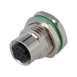 Soclu M12 8 PIN DeviceNet/CANopen THT IP65/IP67 | Electronic-mag.ro | Componente Electronice