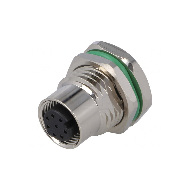 Soclu M12 8 PIN DeviceNet/CANopen THT IP65/IP67 | Electronic-mag.ro | Componente Electronice