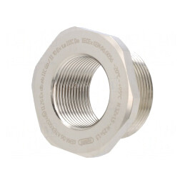 Reducție filet M25 alamă IP68 | Electronic-mag.ro | Componente Electronice