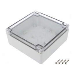Carcasă Universală cu Bucșă din Alamă 150x150x60mm | Electronic-mag.ro | Componente Electronice