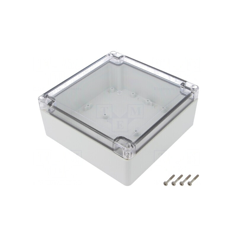 Carcasă Universală cu Bucșă din Alamă 150x150x60mm | Electronic-mag.ro | Componente Electronice