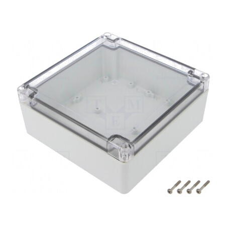 Carcasă Universală cu Bucșă din Alamă 150x150x60mm | Electronic-mag.ro | Componente Electronice