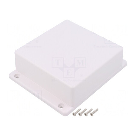 Carcasă universală 125x125x45mm cu lame de fixare | Electronic-mag.ro | Componente Electronice