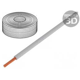 Cablu Cu Litat 0,25mm2 PVC Gri 100V 50m Clasa 5 | Electronic-mag.ro | Componente Electronice