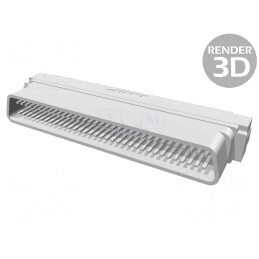 Conector ecranat cablu-placă PIN 68 mufă tată | Electronic-mag.ro | Componente Electronice
