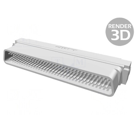 Conector ecranat cablu-placă PIN 68 mufă tată | Electronic-mag.ro | Componente Electronice