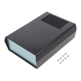 Carcasă ventilată cu fixare pe PCB KL ABS 12.9 | Electronic-mag.ro | Componente Electronice
