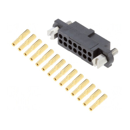 Mufă cablu-cablu/PCB mamă 2mm PIN 14 crimpat | Electronic-mag.ro | Componente Electronice
