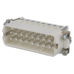 Conector HDC Inserturi Contact Tată 16 PIN PE | Electronic-mag.ro | Componente Electronice