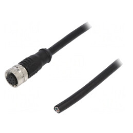 Mufă M12 PIN 8 mamă DeviceNet CANopen IP65 IP67 30V | Electronic-mag.ro | Componente Electronice