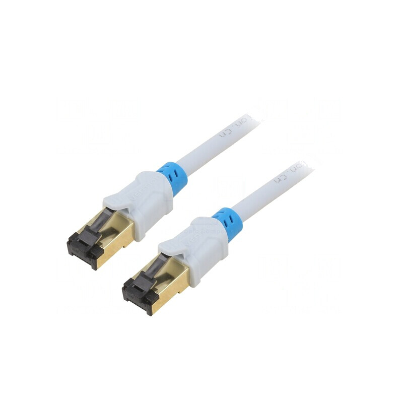 Patch Cord S/FTP Cat 6 Gri 10m OFC PVC Aurit | Electronic-mag.ro | Componente Electronice