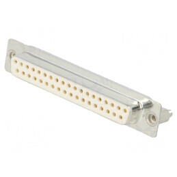 D-Sub 37 PIN Soclu Mamă pentru PCB THT | Electronic-mag.ro | Componente Electronice