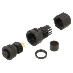 Mufă Circulară Mamă 6 Pin Tip Baionetă | Electronic-mag.ro | Componente Electronice