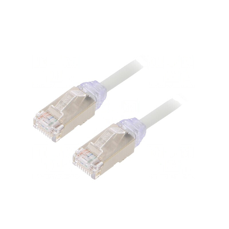 Patch cord F/UTP Cat 6a LSZH Gri 0.5m | Electronic-mag.ro | Componente Electronice