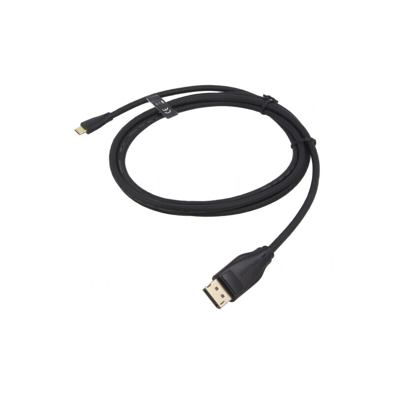 Adaptor DisplayPort USB C Aurit 2m PVC | Electronic-mag.ro | Componente Electronice Adaptor DisplayPort USB C Aurit 2m PVC | Electronic-mag.ro | Componente Electronice